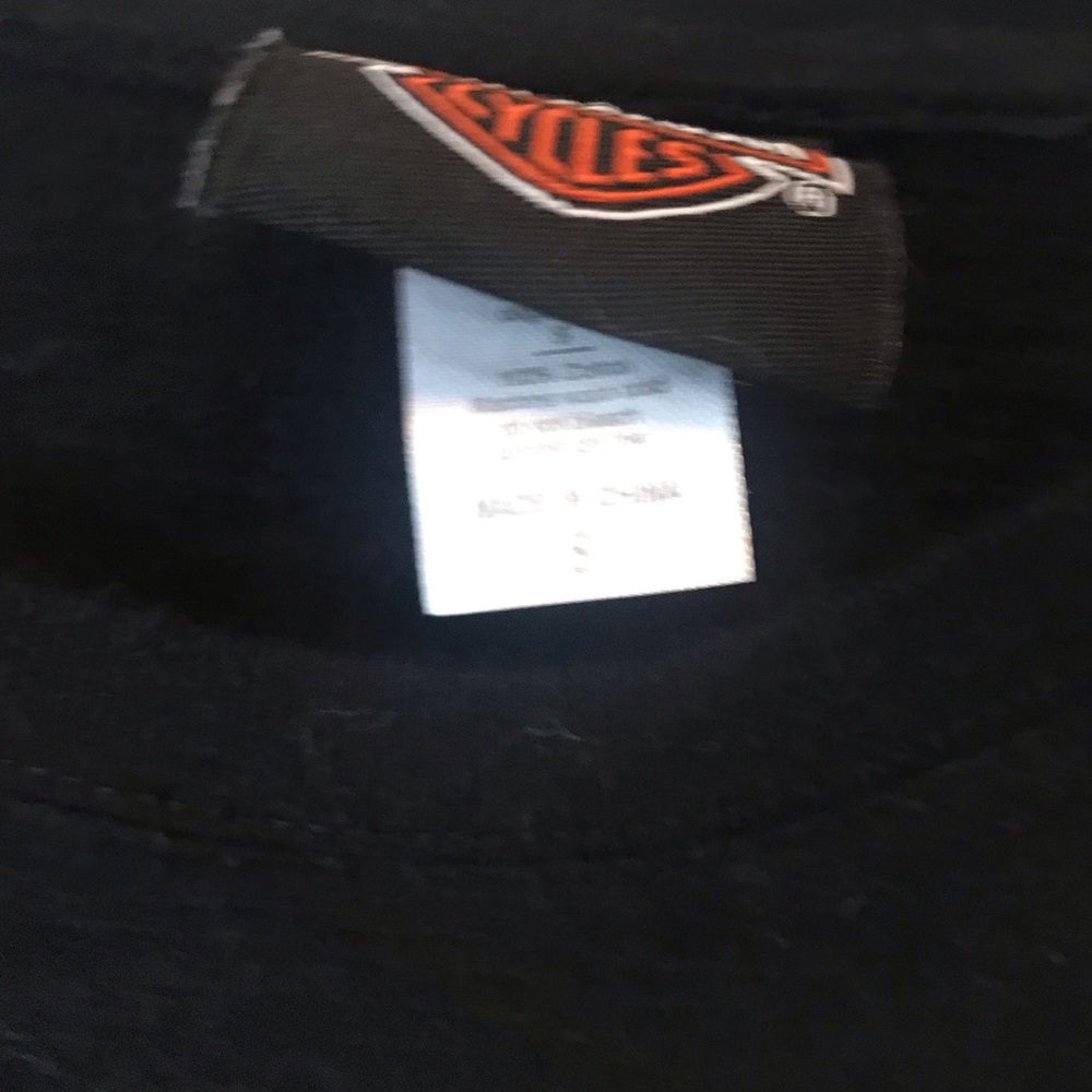 Harley Davidson Black Tee Size Small - Picture 6 of 6